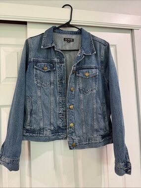 J. Crew Small Blue Denim Jacket with Button Front